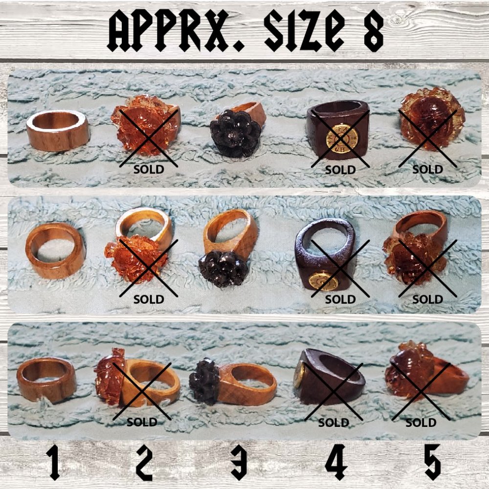 Handmade Wooden Rings